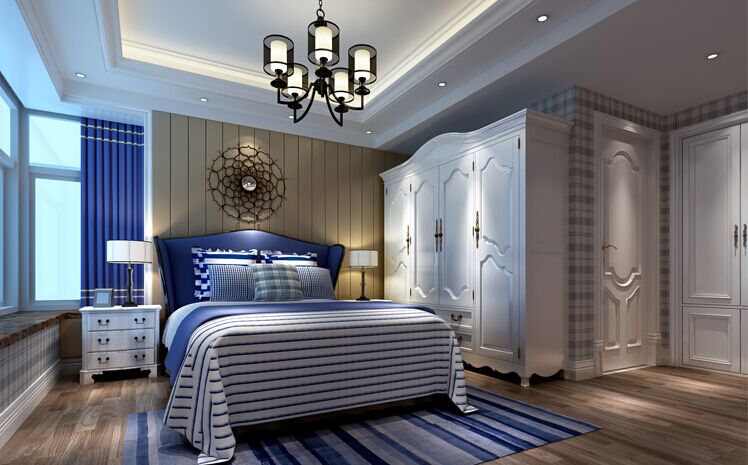 卧室图片来自大业美家装饰在思念果岭高雅浪漫的欧式风格装修的分享