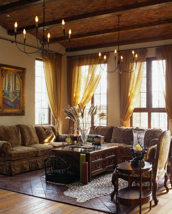 美式风格 独栋别墅 客厅图片来自实创装饰上海公司在美式风格装修返璞归真美不胜收的分享