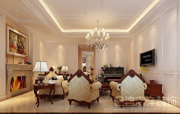欧式 别墅 80后 客厅图片来自贾凤娇在天鹅堡 欧式风格的分享