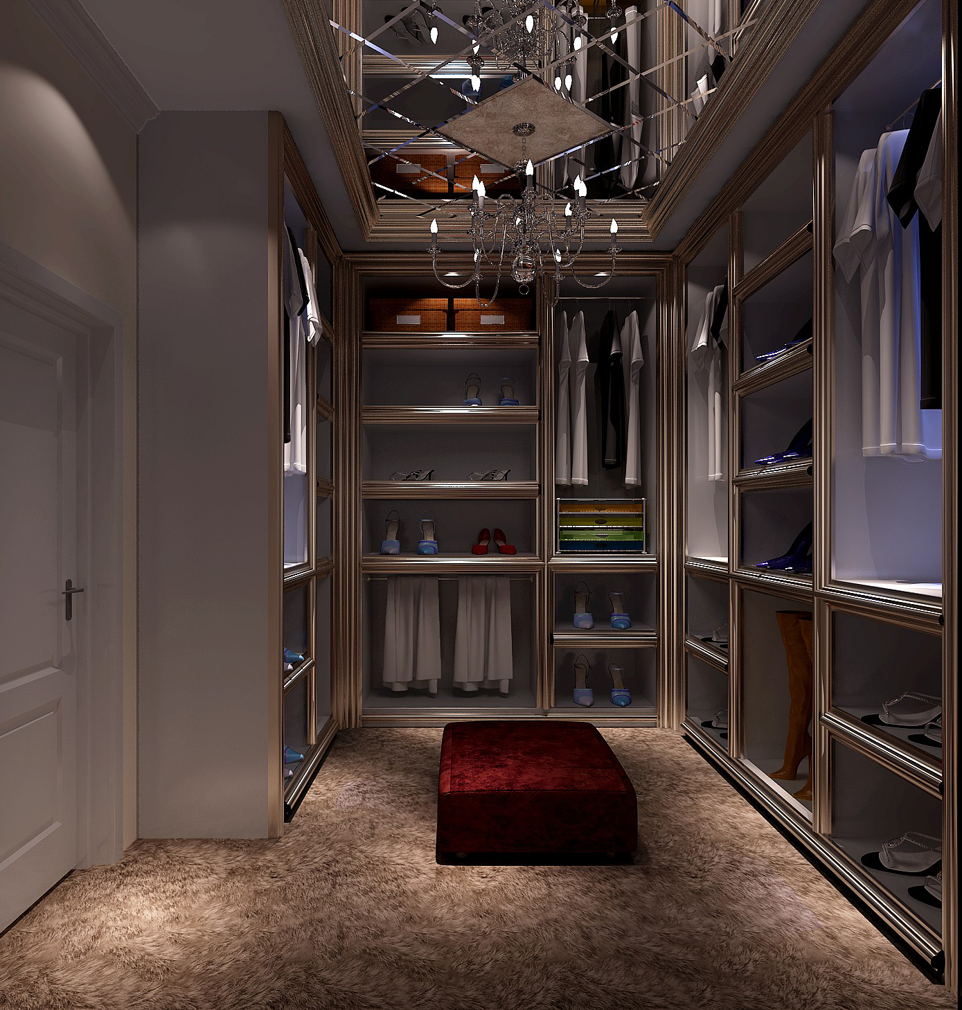 欧式 跃层 书房图片来自高度国际装饰设计集团凌军在鲁能七号院186平米欧式四居室的分享