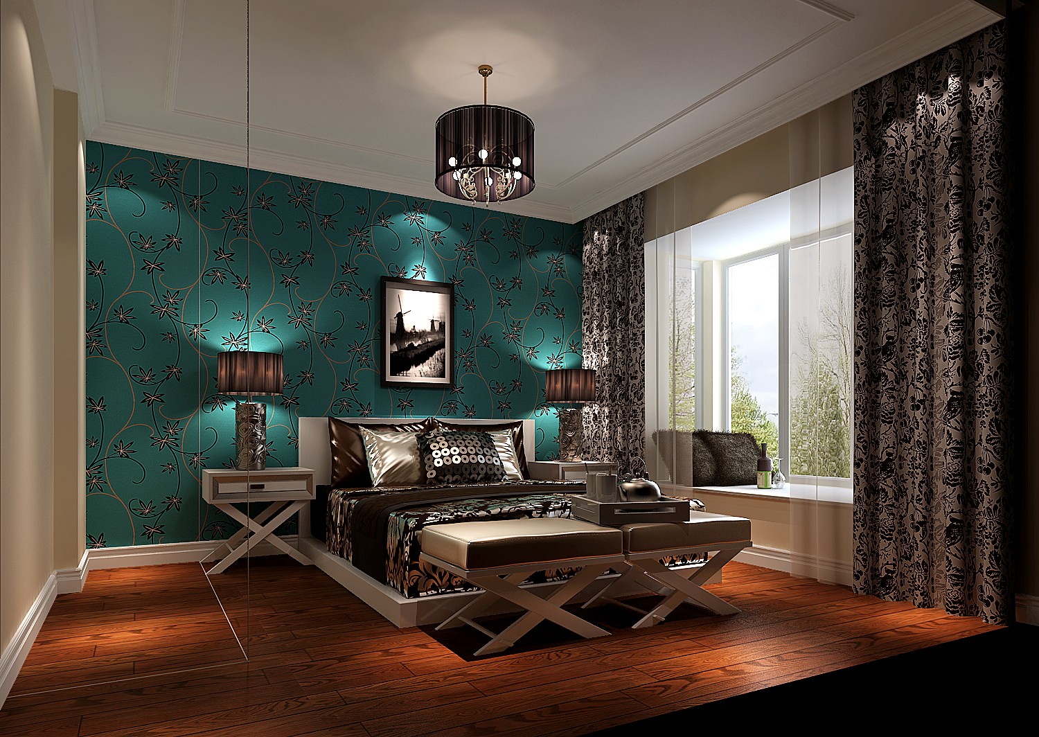 简约 三居 卧室图片来自高度国际装饰设计集团凌军在未来明珠家园125平米简约风格的分享