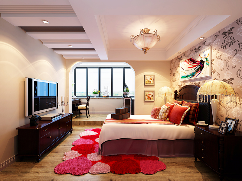 欧式 混搭 别墅 收纳 卧室图片来自上海知贤设计小徐在我有一座房子向阳微暖的分享