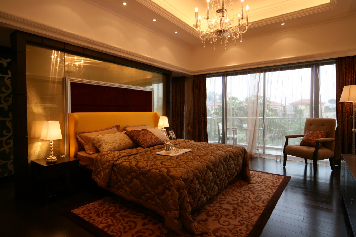 简约 别墅 装修设计 慕尚家居 卧室图片来自慕尚族在世茂龙湾249平  现代简约风格的分享