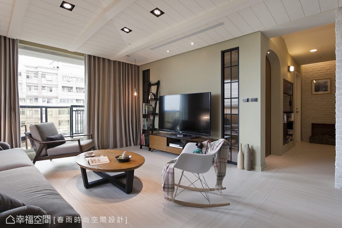 客厅图片来自幸福空间在76平南台湾的地道北欧风情的分享