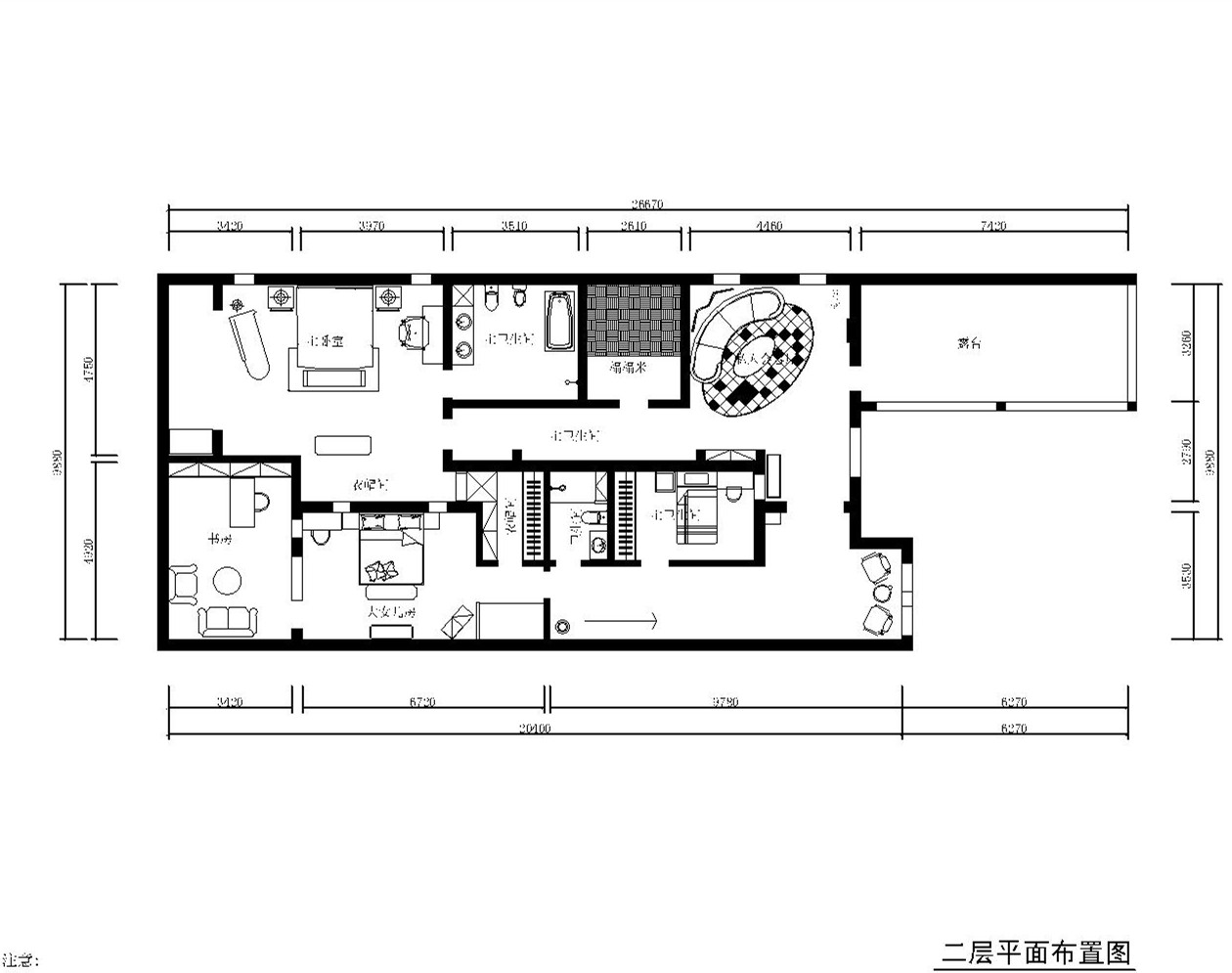 二居 白领 收纳 80后 小资 户型图图片来自实创装饰完美家装在新国展公寓80平简约时尚案例赏析的分享