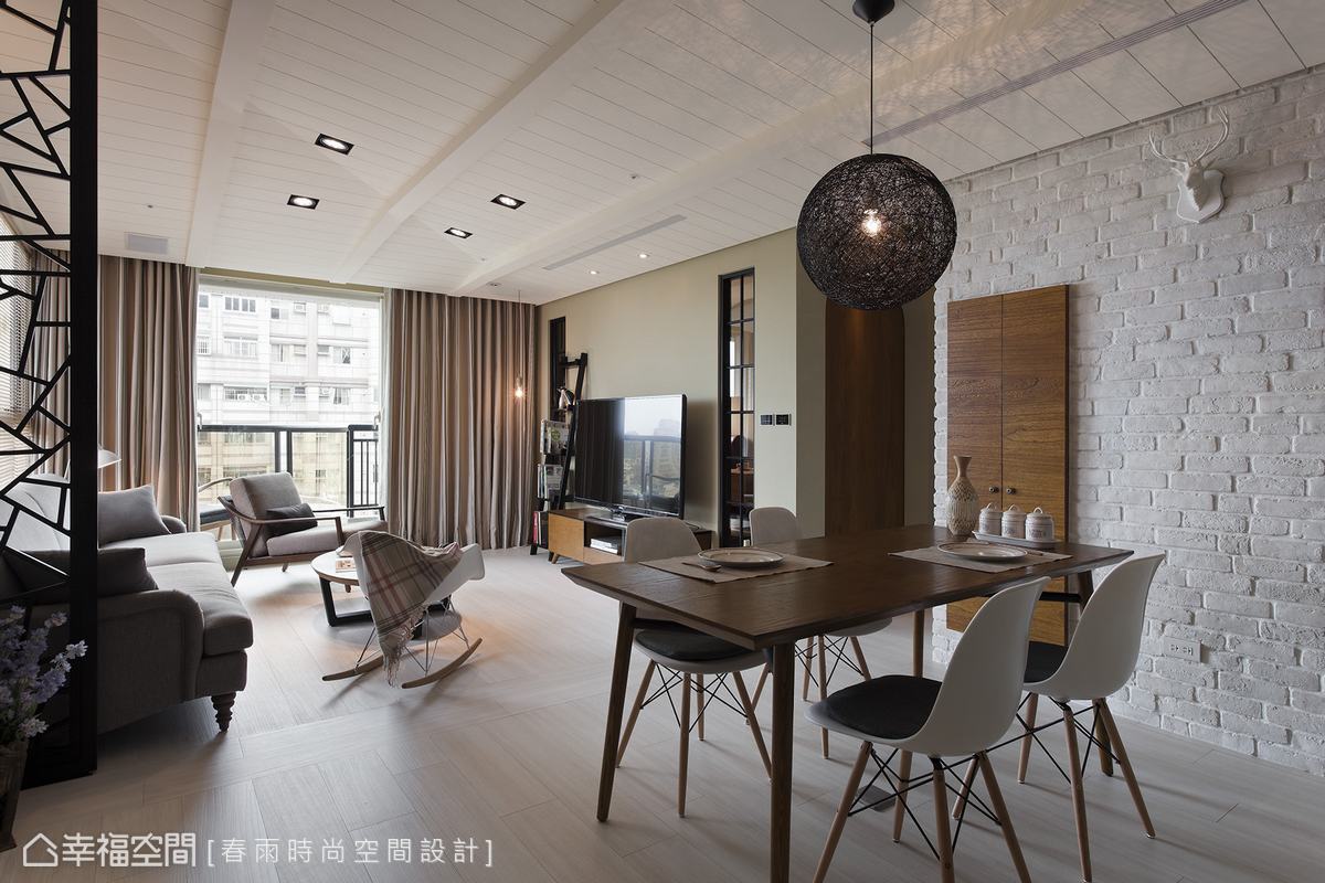 客厅图片来自幸福空间在76平南台湾的地道北欧风情的分享
