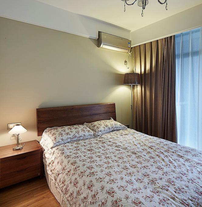 卧室图片来自佰辰生活装饰在128方现代休闲略带美式的家的分享
