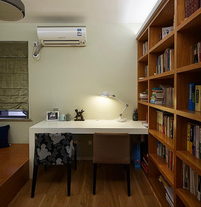 书房图片来自佰辰生活装饰在128方现代休闲略带美式的家的分享