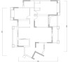 陶源居 户型图原始结构图 3房2厅3卫 139m²