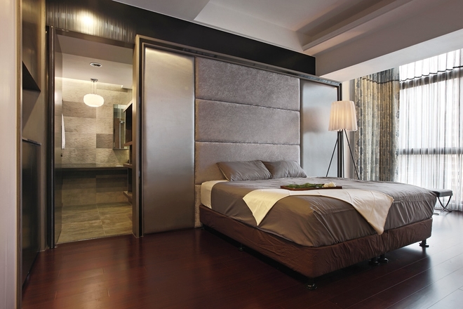 简约 四居 卧室图片来自实创装饰上海公司在现代简约风格-三世同堂居家之乐的分享