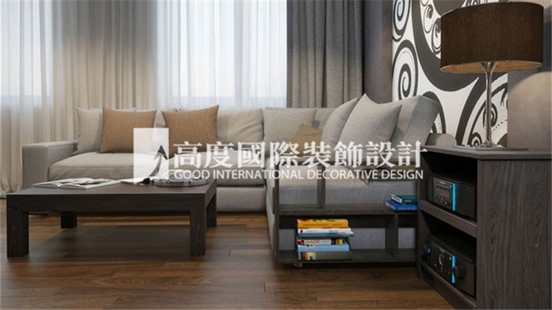 客厅图片来自周楠在华贸城50平现代简约风格设计的分享