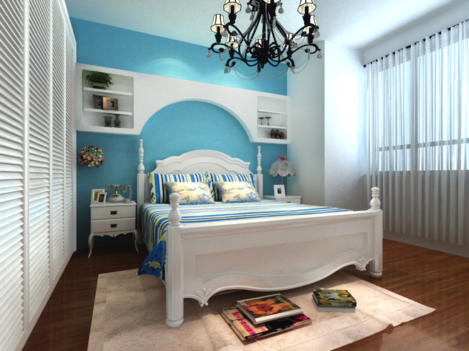 三居 卧室图片来自四川岚庭装饰工程有限公司在大成郡118平三居的分享