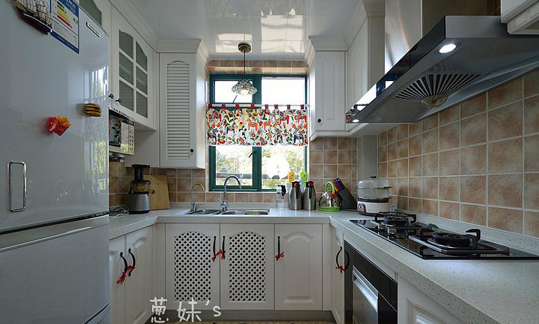 厨房图片来自佰辰生活装饰在82平小窝地中海乡村田园混搭风的分享
