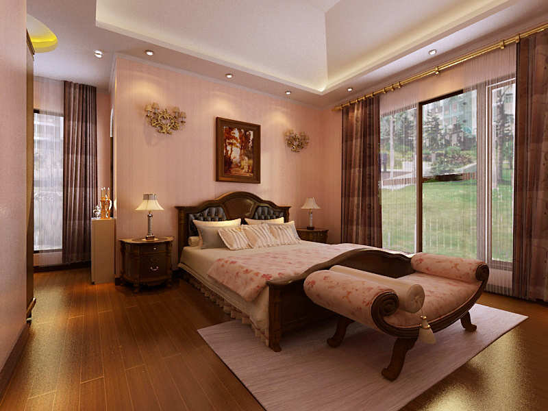 卧室图片来自天津馨雅装饰在听湖的分享