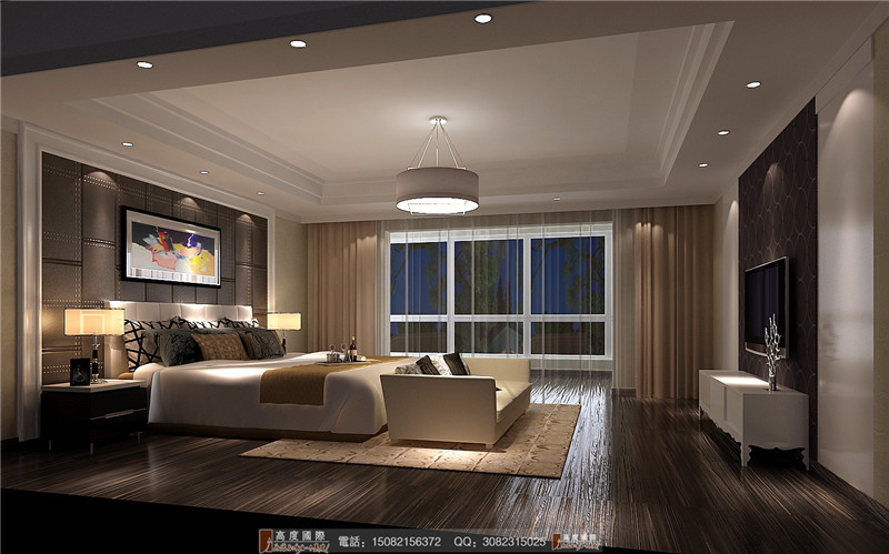 高度国际 卧室图片来自成都高端别墅装修瑞瑞在300平米叠拼简约-成都高度国际的分享