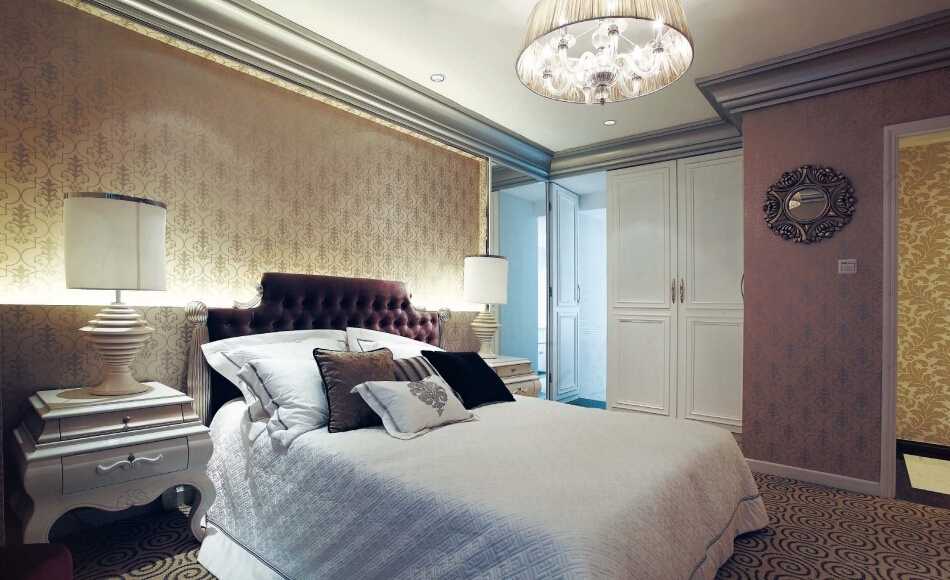 新古典 三居 小资 卧室图片来自朗润装饰工程有限公司在华润二十四城-新古典主义的分享