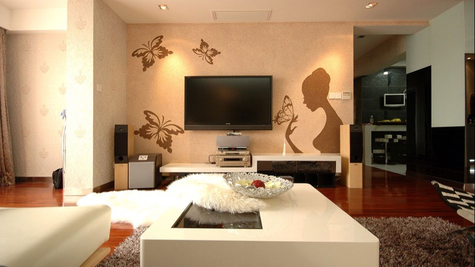 现代简约 二居 客厅图片来自高度国际装饰设计集团凌军在西华府83平米现代简约风格的分享
