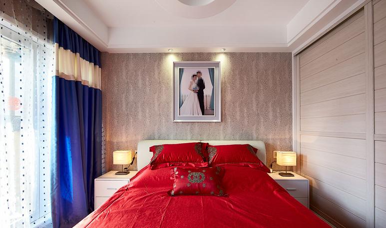 卧室图片来自佰辰生活装饰在简约美式打造家的感觉的分享