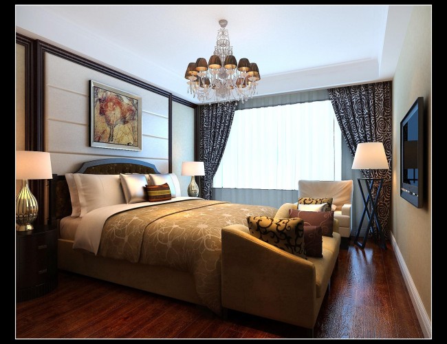 简约 欧式 自然 优雅 卧室图片来自德瑞意家装饰公司在设计案例】悠然、质朴的简欧风格的分享