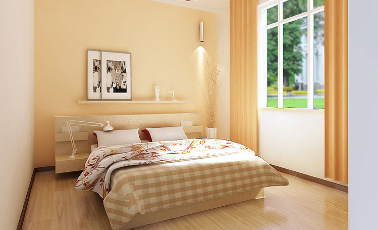 亮点:卧室的选色以暖色为主,安静,温馨,舒适,让现代化都市男女