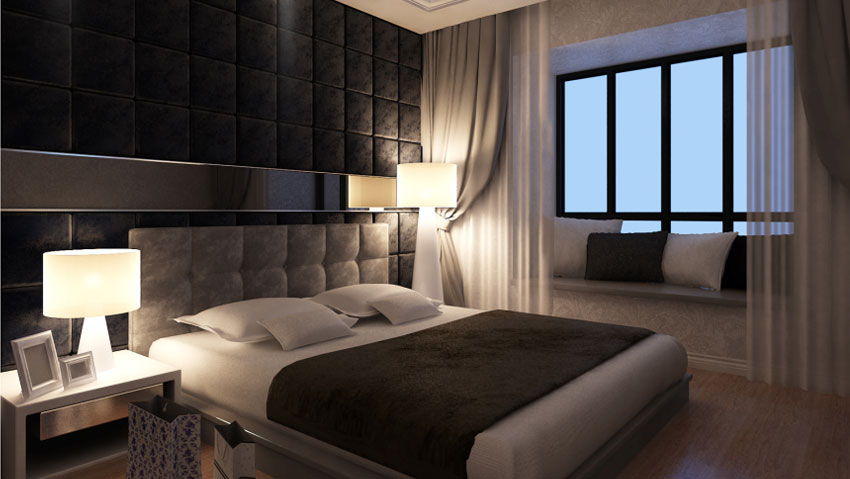 三居 现代简约 卧室图片来自高度国际装饰设计集团凌军在中海城150平米现代简约风格的分享