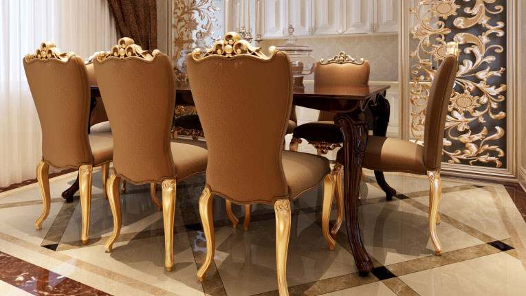 法式 四居 餐厅图片来自高度国际装饰设计集团凌军在紫金长安190平米法式风格的分享