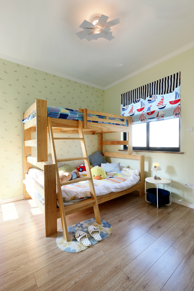 简约 三居 儿童房图片来自实创装饰上海公司在简约风格调干净小清新的分享