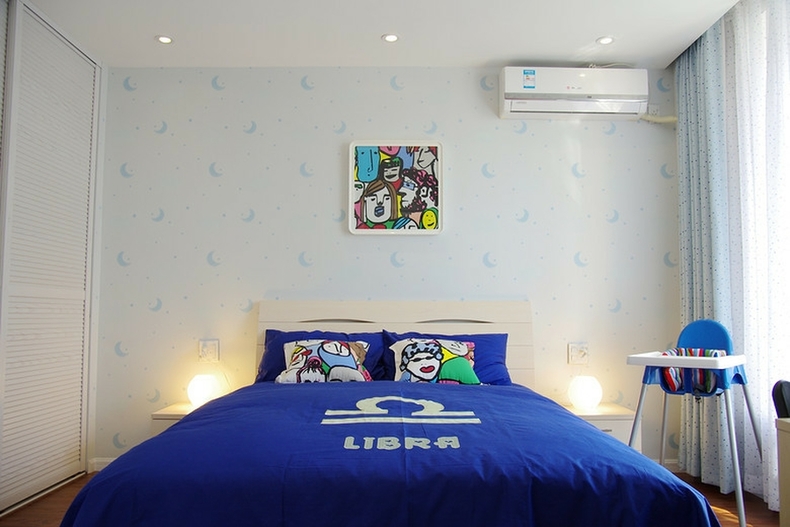 卧室图片来自山西都市时空装饰小吴在98平米旧房改造现代风格的分享