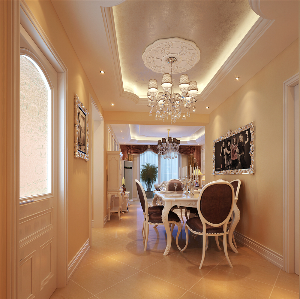 欧式 二居 白领 收纳 80后 小资 餐厅图片来自实创装饰完美家装在金地仰山90平法式风格案例赏析的分享
