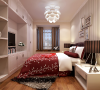 卧室的设计以温馨舒适为主，整体衣柜的设计，更加符合现代的生活节奏。