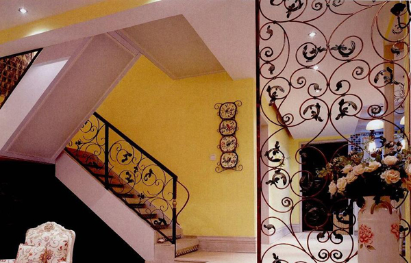 混搭 别墅 白领 80后 小资 楼梯图片来自腾升装饰的精彩在居易国际.龙泊圣地样板房实景的分享