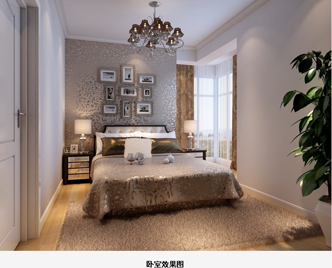 欧式 三居 白领 80后 小资 新房 卧室图片来自今朝装饰-陈仙僧在北京风景130平的分享