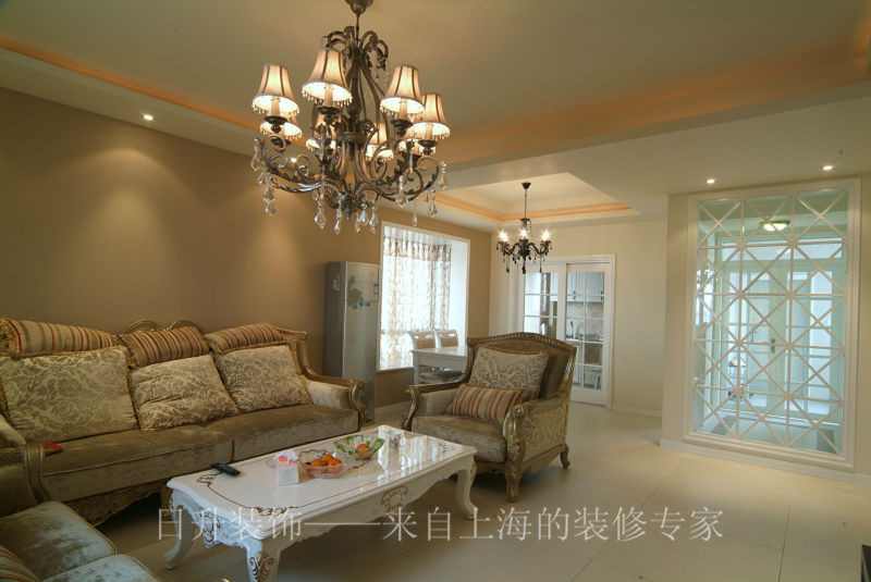 客厅图片来自西安日升装饰在128平米欧式的分享