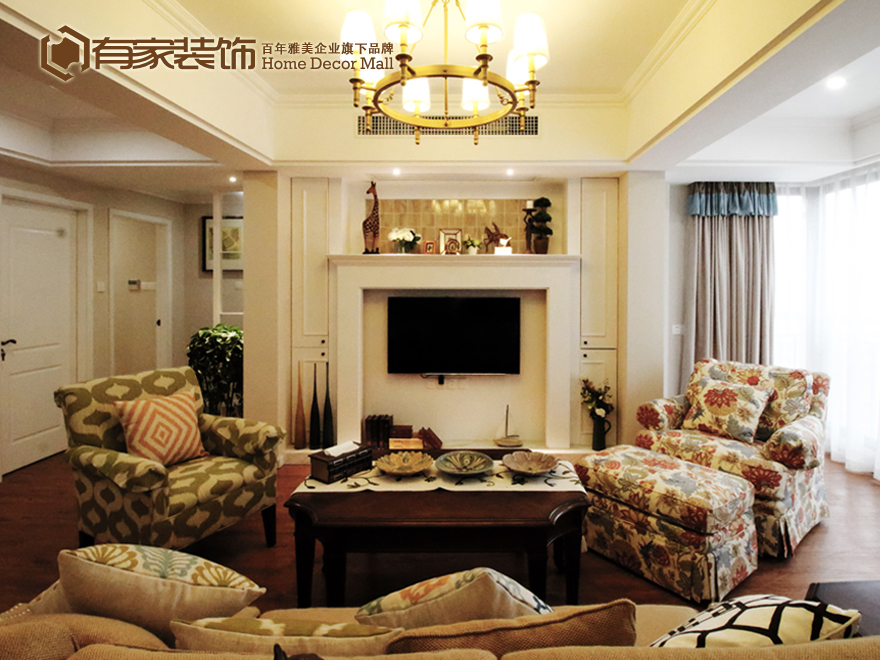 简约 收纳 80后 小资 三居 客厅图片来自有家装饰费欢在【有家装饰】博现代美式风格的分享