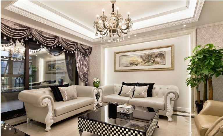 现代 奢华 三居室 客厅图片来自百合居装饰工程有限公司在现代奢华的分享