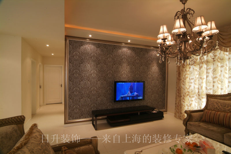 客厅图片来自西安日升装饰在128平米欧式的分享