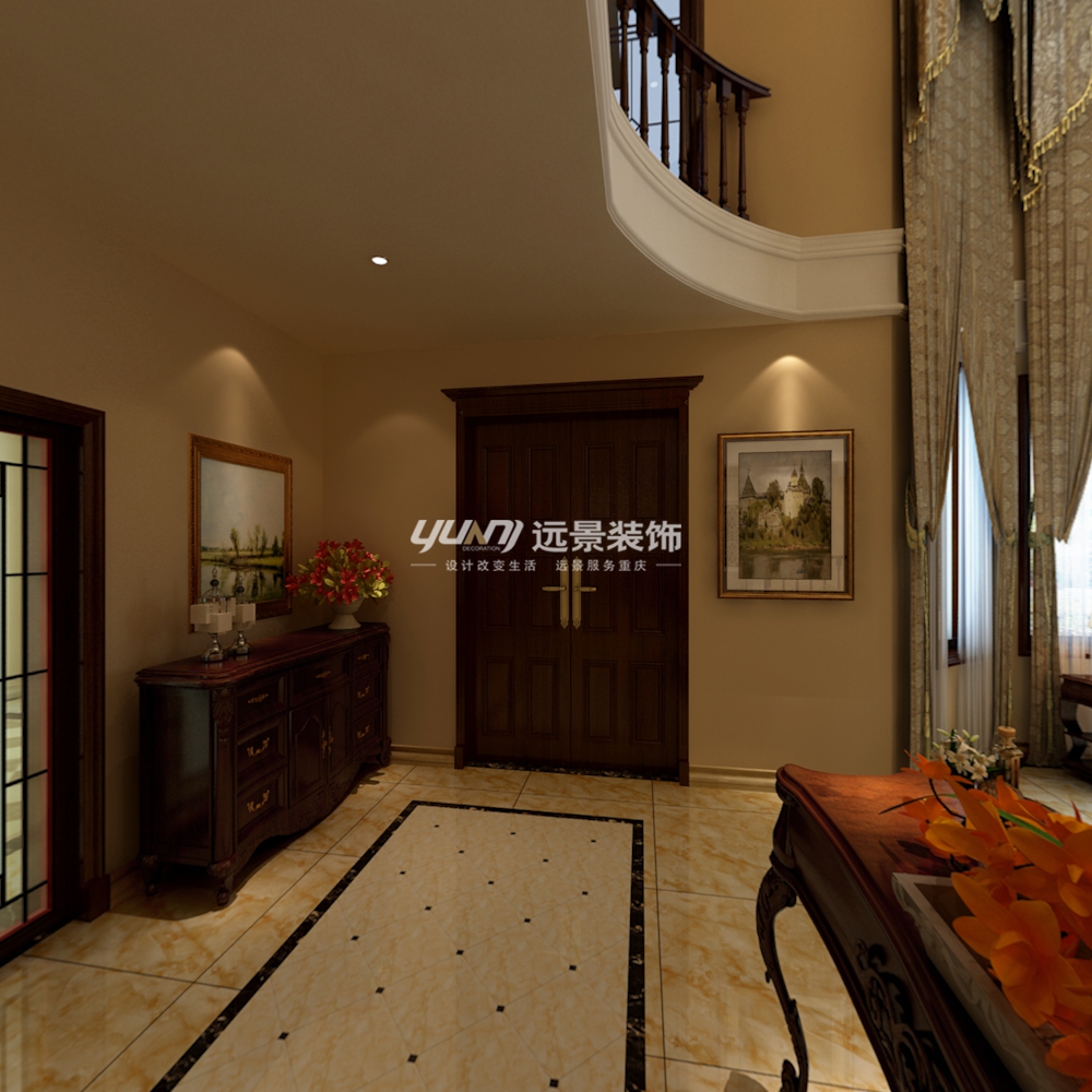 简约 欧式 田园 混搭 别墅 洋房图片来自重庆远景装饰_张其斌在远景装饰装修案例的分享
