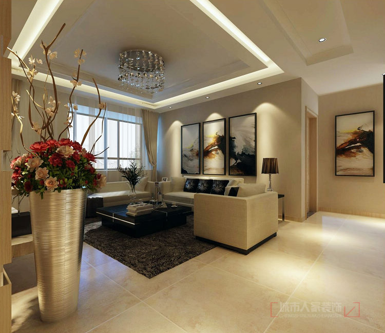 现代 时尚 三居 白领 80后 客厅图片来自西安城市人家装饰王凯在梧桐苑女神的现代奢华的分享