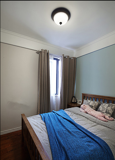二居 简约 美式 卧室图片来自百合居装饰工程有限公司在简约美式的分享
