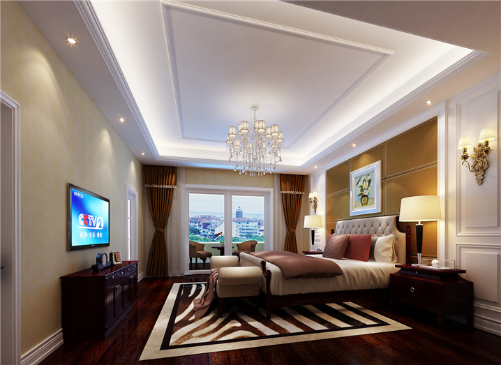 卧室图片来自交换空间刘杨成室内设计师在简欧与简中的混搭的分享