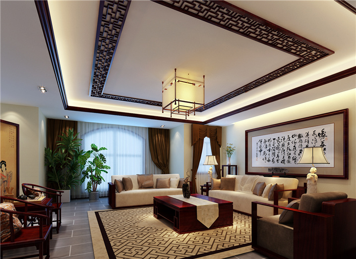 客厅图片来自交换空间刘杨成室内设计师在简欧与简中的混搭的分享