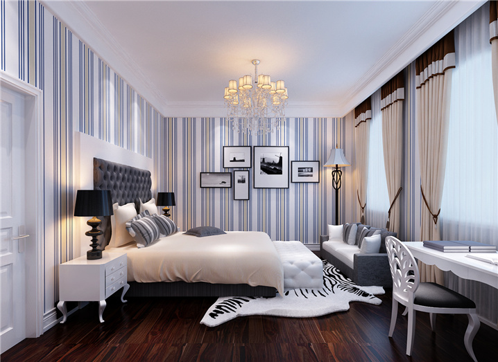 卧室图片来自交换空间刘杨成室内设计师在简欧与简中的混搭的分享