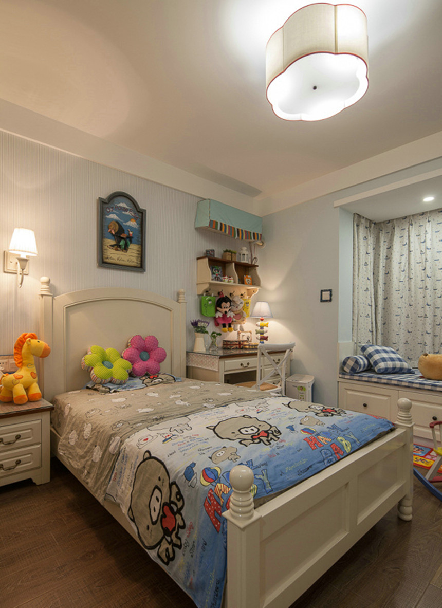 现代美式 简约 儿童房图片来自半岛e家小刘在现代美式的分享
