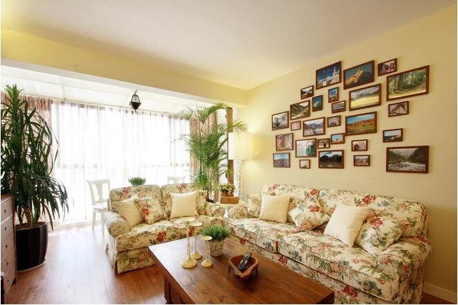 客厅图片来自四川岚庭装饰工程有限公司在142平米美式风格效果图的分享