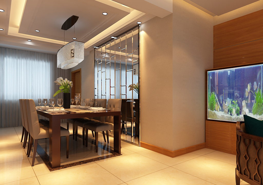 港式 三居室 白领 餐厅图片来自百家装饰小帅在信达尚城 137平港式风格的分享