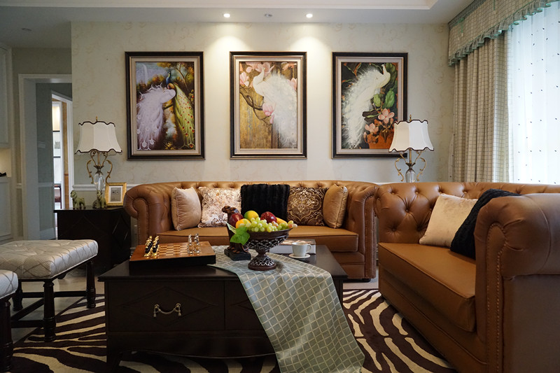 三居 美式 现代 阿拉奇设计 家庭装修 客厅图片来自阿拉奇设计在自在美式 随心生活的分享