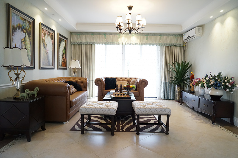 三居 美式 现代 阿拉奇设计 家庭装修 客厅图片来自阿拉奇设计在自在美式 随心生活的分享