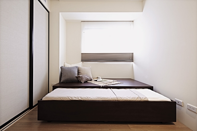 简约 三居 卧室图片来自实创装饰上海公司在浦东120平现代简约风格三居的分享