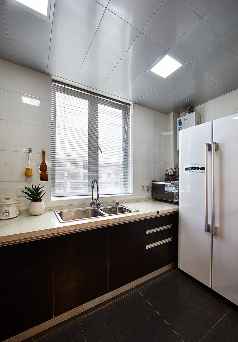 厨房图片来自家装大管家在现代舒适之家 150平港式前卫loft的分享