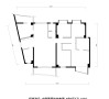 招商海月 户型图原始结构图 5房2厅2卫 165m²